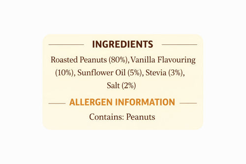 PEANUT BUTTER -  VANILLA (400G)